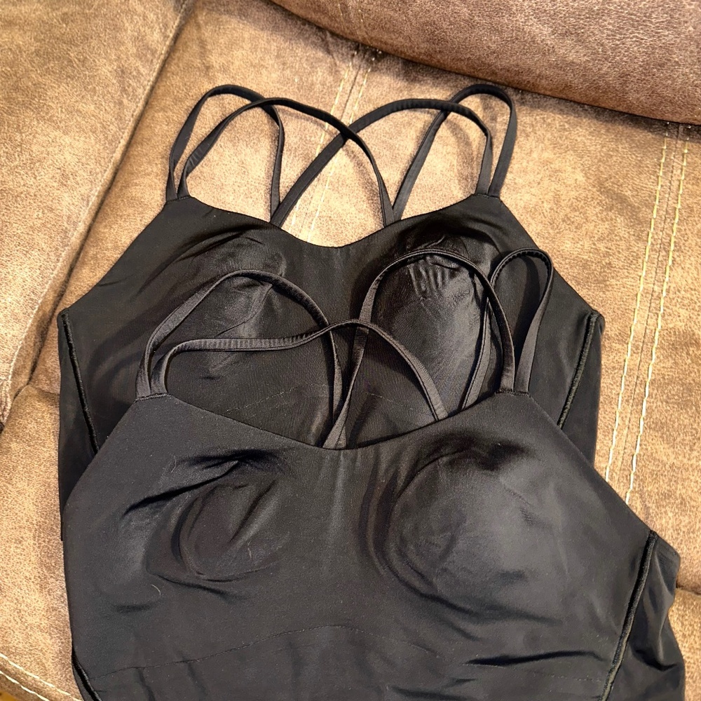 Lululemon Like a cloud Longline Bra size 10 Black